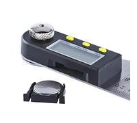 Tomotato Digital Angle Protractor Stainless Steel IP54, Multifunctional 360° Woodworking Measuring Tool 200mm, Precision Display for Engineering DIY Projects