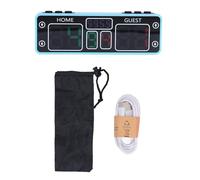 Tomotato Digital Scoreboard, 10-Digit LED Display Touch Magnetic Rechargeable Score Keeper with Countdown Timer, Portable Wireless Scoreboard for Sports Games Gym Class Outdoor Act (Blue)