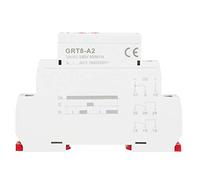 Tomotato DIN Rail Time Relay, GRT8-A2 Industrial Timer Relay with 0.1s-10 Days Delay Range, 12-240V AC DC for Industrial Control Systems (AC230V)
