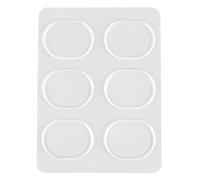 Tomotato Drum Dampener Gel Pads, Silicone Drum Silencers with Volume Reduction Technology, Soft Noise Mute Pads for Home Practice, Recording Studios and Live Performances (Transparent)