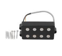 Tomotato Electric Bass Pickup, 5 String Precision Bass Guitar Pickup with Variable Rod Design, Open Style Double Coil Pickup for Bass Guitar Replacement and Upgrade