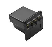 Tomotato EQ Equalizer Pickup Acoustic Guitar,2 Band Equalizer with Built in Tuner Professional Wooden Guitar Pickup for Guitar, Ukulele, Bass and Other Musical Instruments5.7x6.5x5.3cm