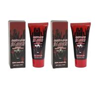 Tomotato Fake Blood Gel, 2 Pcs Realistic Coagulated Stage Blood Makeup with Sticky Texture, 50g Washable Organic Effects for Halloween Costume Parties Special Effects Theater