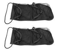 Tomotato Golf Ball Storage Bag Holder, 2 Pieces 36 Balls Capacity Nylon Mesh Pouch with Hanging Rope for Golf Equipment Organization