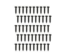 Tomotato Guitar Tuning Peg Screws, 50 PCS 1.1cm Chrome Metal Machine Head Phillips Screws for Electric Acoustic Guitar Bass Tuner Replacement