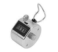 Tomotato Hand Clicker Counter with Metal Shell, Mechanical Button 4 Digit Tally Counter for Attendance Traffic Goods Inventory Statistics
