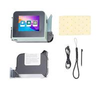 Tomotato Handheld Inkjet Printer, Portable Coding Machine with Quick Drying Ink Cartridge 0.1-0.5in Print Height Touch Screen for Text Barcode Date Label Printing on Paper Cardboar