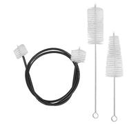 Tomotato Horn Brush Cleaning Kit, 3Pcs French Trumpet Rope Brushes Musical Instrument Clean Tool Set for Trumpet Trombone Cornet Maintenance