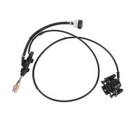 Tomotato Hydraulic Disc Brake Caliper System Kit 1.5m Hose Brake Pads, High Hardness Steel Alloy Master Cylinder PVC Line ATV Quad Go Kart Mini Bike Part