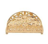 Tomotato Iron Napkin Holder, Freestanding Hollow Metal Tissue Dispenser Table Decor with Ball Base 15x3.6x7.6cm for Kitchen Counter Dining Room Picnic Party Home Bar Indoor Outdoor