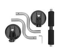 Tomotato Kayak Roller Loader Mount, Suction Cup Car Attachment Aluminum Alloy Roller System for Boat Loading and Transport (KY-OE04-S Silver)