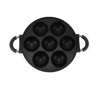 Tomotato Large Takoyaki Grill Pan, Nonstick Aluminum Alloy Octopus Meatballs Maker Pan with Dual Handles for Baking Cooking