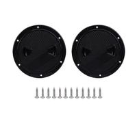 Tomotato Marine Deck Access Hatch 6 Inch Round Shape ABS Construction | Detachable Boat Hatch Deck Cover Lid with O Ring Seal and 180 Degree Opening for Yacht Truck RV