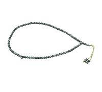 Tomotato Muslim Rosary Beads 99 Grains Natural Resin Muslim Prayer Beads Gilding Scripture Rosary Beads Islamic Worship Prayer Religious Supplies Re-ligion Gift (Green)