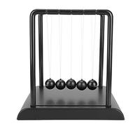 Tomotato Newton's Cradle Balance Steel Balls, Physics Science Pendulum Desk Ornament, Educational Tool Demonstrating Momentum and Energy Conservation Laws, Durable Plastic and Stee