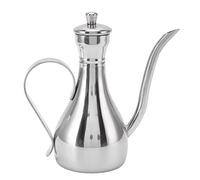 Tomotato Oil Dispenser Bottle, 350ml/11.8oz Stainless Steel Kitchen Oil Pot with Drip-Free Spout, Easy-Fill Design & Dishwasher Safe for Cooking, Salad Dressing, Home and Restaurant Use