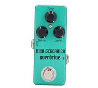 Tomotato Overdrive Effect Pedal, Drive Level Tone Control Knobs Aluminum Alloy Electric Guitar Pedal 1/4 Inch Mono Jack for Guitar Sound Enhancement and Performance