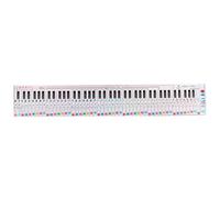 Tomotato Piano Keyboard Note Chart Guide with Numbered Notation and Stave Notes, 88 Keys 37 49 54 61 Keys Portable Rollable Training Aid for Music Learning and Finger Pr