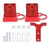 Tomotato Power Connector, 120a 600V Jumping Connector Lightweight Quick Connect Disconnect Battery Quick Connector for Car Bike ATV Winches Lifts Motors(Red)