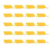 Tomotato Queen Bee Cages, 20Pcs Yellow Plastic Bee Transport Box with Porous Design for Beekeepers, Beekeeping Tools for Queen Bee Storage