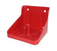Tomotato Salt Block Holder Thickened Livestock Salt Block Feeder Tray Licking Salt Brick Box for Cattle Sheep Goats Horse Feeding Supplies (Lick Brick Box (Small Hole))