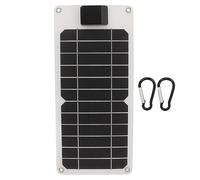 Tomotato Solar Panel Kit, 8W 5V USB Output Shock Resistant Monocrystalline Panel for Car Boat Trailer RV