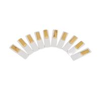 Tomotato Soprano Saxophone Reeds Strength 2.5, 10-Pack Bb Sax Reeds for Beginners Educators Students