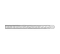 Tomotato Stainless Steel Ruler, 30cm Metal Ruler with Dual Measurement Units for Drawing and School Office Use