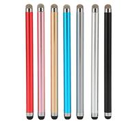 Tomotato Stylus Pens, 7-Pack Portable Fine Point Mesh Fiber Tip Capacitive Stylus for Classroom Interactive Whiteboard, Tablets, Smartphones