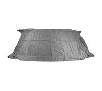 Tomotato Table Tennis Table Cover, 210D Oxford Fabric, Silver Coated Rainproof Sun Protection Cover for Outdoor Table Tennis, Patio, Courtyard, Lightweight Easy Carry (Gray)