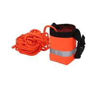Tomotato Throw Rope Bag, Floating Water Rescue Rope with Reflective Band and Whistle, Oxford Fabric Bag for Kayak Canoe Drifting Water Sports Safety Equipment (15M)