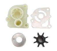 Tomotato Water Pump Impeller Repair Kit, Water Pump Case Impeller Gasket Direct Replacement for 2 Stroke 18HP Outboard Motor 350-65016-0 334-65021-0