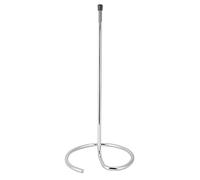 Tomotato Wine Decanter Drying Stand with Rubber Coated Top, Silicone Head Rack, Stainless Steel Decanter Dryer Holder 16.5x18x32cm for Large-Bottomed Decanters, Home Bar Kitchen Accessories