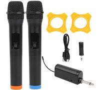 Tomotato Wireless Microphone, Handheld Stage Performance Professional Karaoke Microphone, Home Audio Video Equipment, Heart Shaped Directional Capsule, for Home Conferences and Voi
