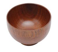 Tomotato Wooden Bowl, Natural Wood Soup Bowl Handmade Home Wood Dining Bowl Serving Tableware for Rice, Soup, Ramen, Salads, Cereals, Nachos, Dip(9cm/3.5inch)
