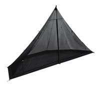 TOMOUNT Hot Tent with Stove Jack, 4 Season Waterproof and Lightweight for 2-4 Person, Dia. 13.8ft & Height 7.8ft, PU3000mm, 70D Ripstop Nylon, Tipi Teepee for Camping, Backpacking (Mesh Tent)