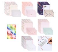 Tomoyuki 36 Pcs A5 Writing Paper and Letter Writing Set-6 Sets