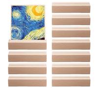Tomoyuki Wood Place Card Holders, 10 Pcs Table Number Stands, Photo Name Postcard Menu Holders