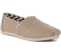 Toms Alpargata Heritage Undyed Canvas Espadrilles Natural Womens UK 3 - 8