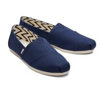 Toms Alpargata 100% Cotton Women's Navy Espadrilles UK 6