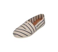 TOMS Alpargata 10023261 Women's Espadrilles Natural Navy Riviera Stripe