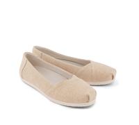 TOMS Alpargata Ballet Canvas Women's Champagne Espadrilles - UK 3