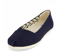 TOMS Alpargata Ballet, Navy, 5.5