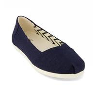 TOMS Alpargata Ballet Textile Women's Navy Espadrilles - UK 4