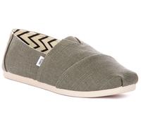 Toms Alpargata Classic Canvas Slip On Mens Trainer In Grey UK 6 - 12