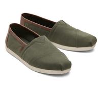 TOMS Alpargata Classic Cotton Blend Men's Dark Sage Espadrilles
