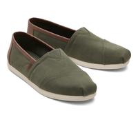 Toms Alpargata Classic Cotton Blend Men's Dark Sage Espadrilles UK 9