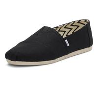 Toms Alpargata Classic Cotton Men's Black Espadrilles UK 9