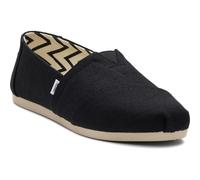 Toms Alpargata Classic Cotton Women's Black Espadrilles UK 7