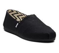 Toms Alpargata Classic Cotton Women's Black Espadrilles UK 7